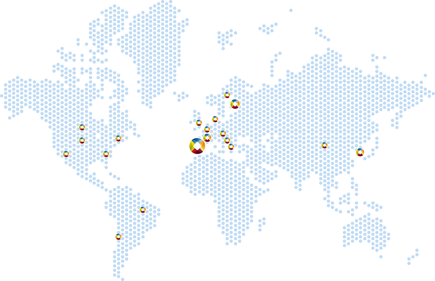 Map of Igalians around the world